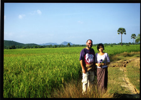 156 Balade dans les rizières du village de Banteay Meas