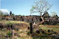 0067a Ruines du temple Khmère de Vat Phou
