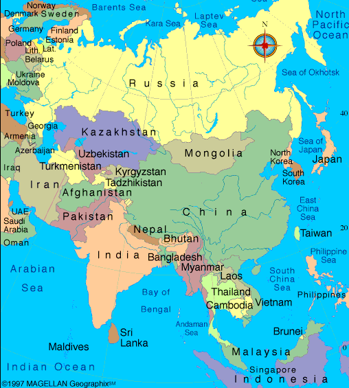 le Népal en asie